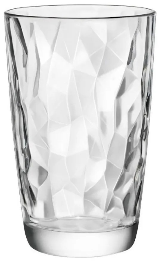 Ποτήρια Νερού Γυάλινα Diamond Σετ 6 Τμχ  470ml