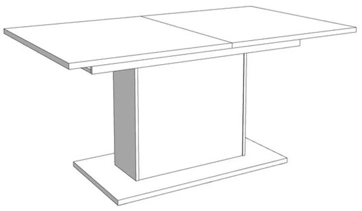 Τραπέζι Τραπεζαρίας Επεκτεινόμενο Sabrina Artisan Oak 160(200)x91,5x76 εκ.