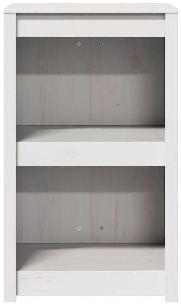 vidaXL Ντουλάπι εξωτερικής κουζίνας Λευκό 55x55x92 εκ. Μασίφ ξύλο πεύκου