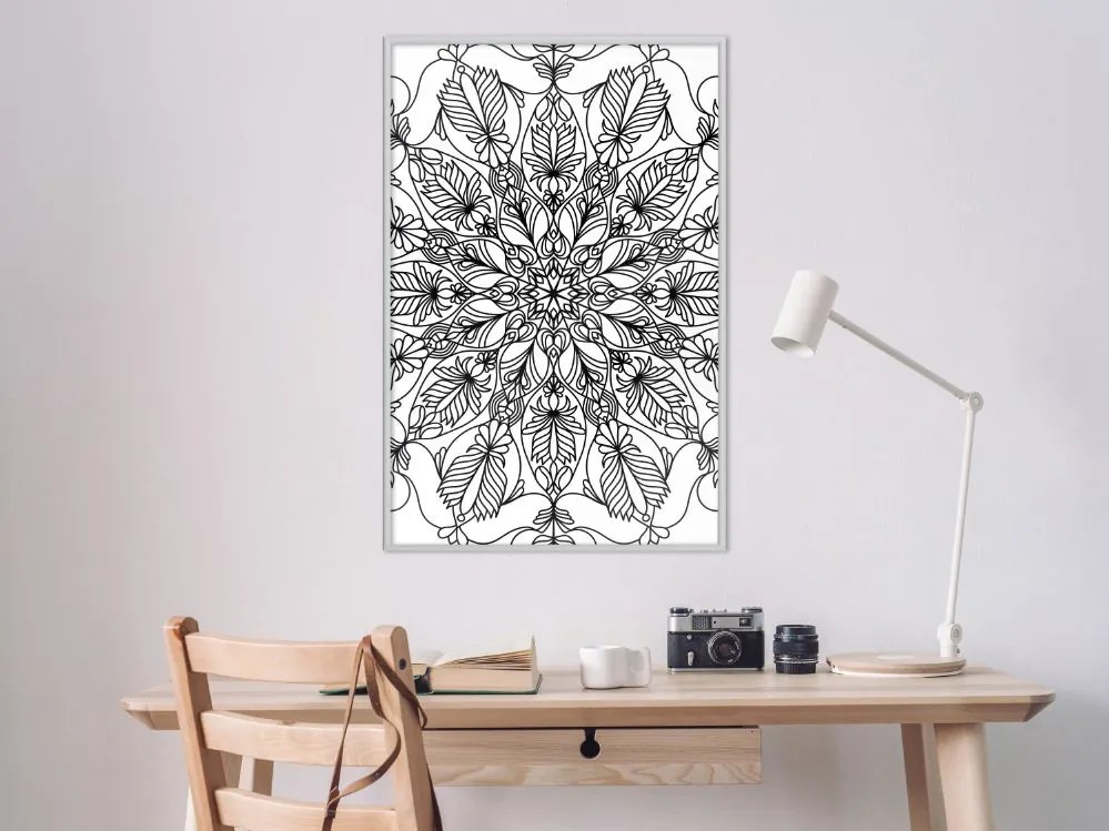 Αφίσα - Colour Your Own Mandala I - 20x30 - Χρυσό - Χωρίς πασπαρτού