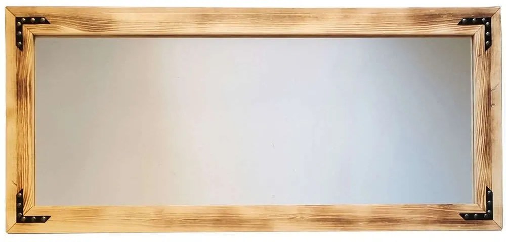 Καθρέπτης Τοίχου 552NOS2128 110x3x50cm Natural Aberto Design Ξύλο,Γυαλί