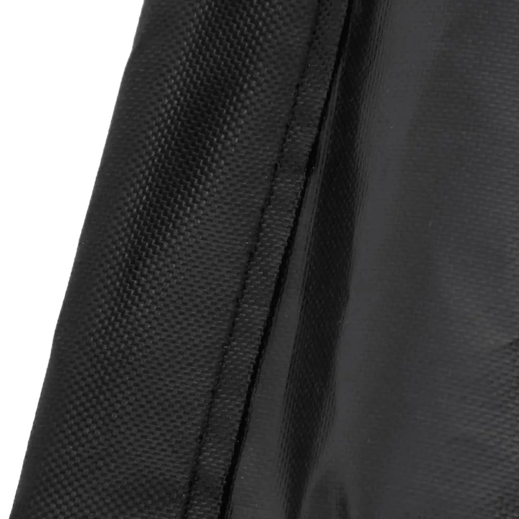 Κουκούλα Μηχανής Μαύρη 220x95x110 εκ. Ύφασμα Oxford 210D