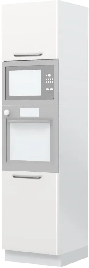 Επιδαπέδιο ντουλάπι φούρνου ψηλό Modena K23-60-RM-Λευκό γυαλιστερό - 60.00Χ60.00Χ235.00cm