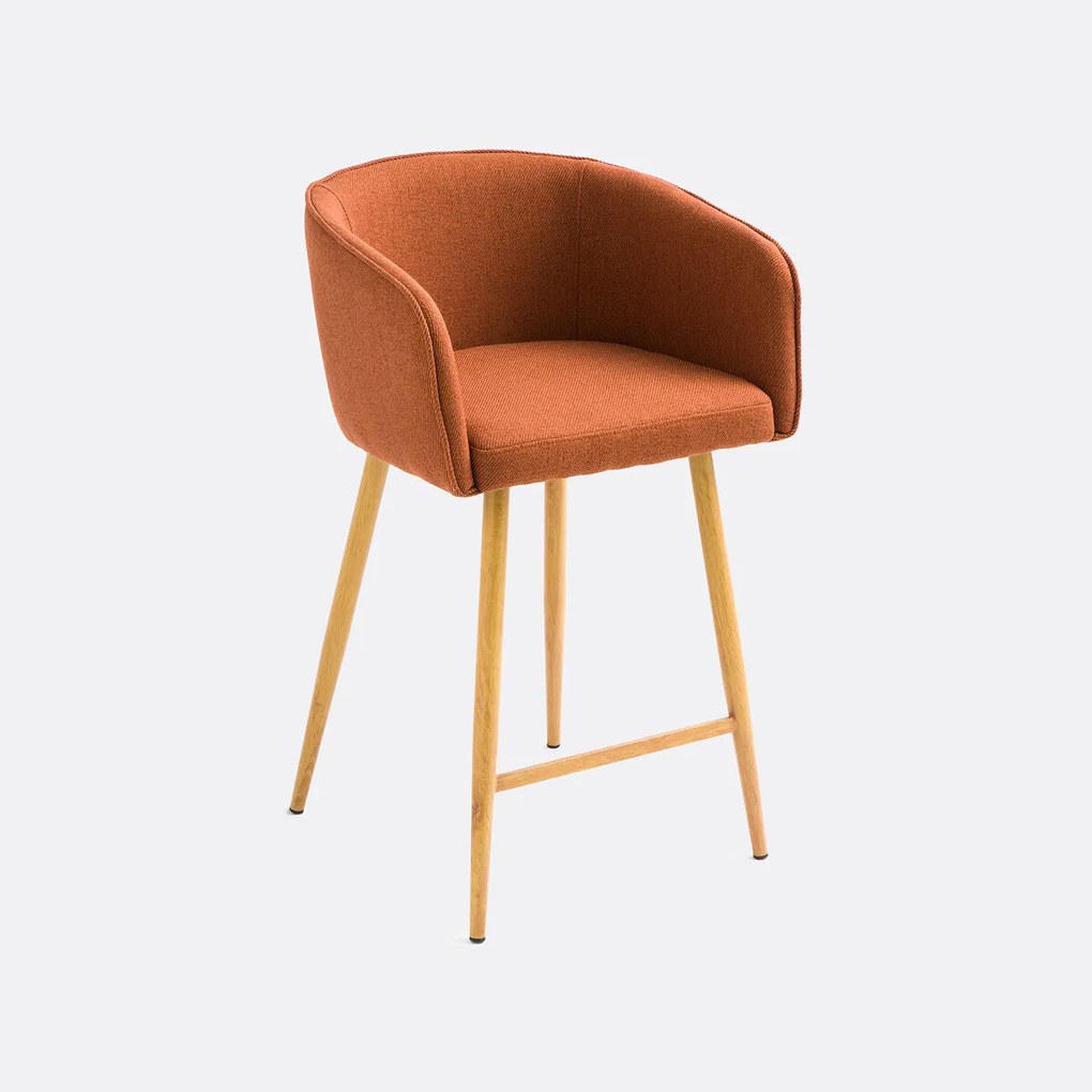 Σετ 2 πολυθρόνες μπαρ Υ64 εκ., Aupi