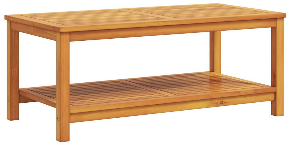 vidaXL Τραπεζάκι καφέ 110x55x45 εκ. Μασίφ ξύλο ακακίας