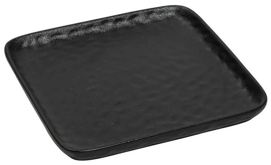 Πιάτο Τετράγωνο Κεραμικό Lava Nol115K4 26cm Black Espiel Ceramic