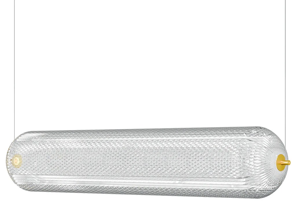 Φωτιστικό Κρεμαστό Ράγα Led 80W 4000K Χρυσό 80x15x120cm - HU-HJ6059-H800