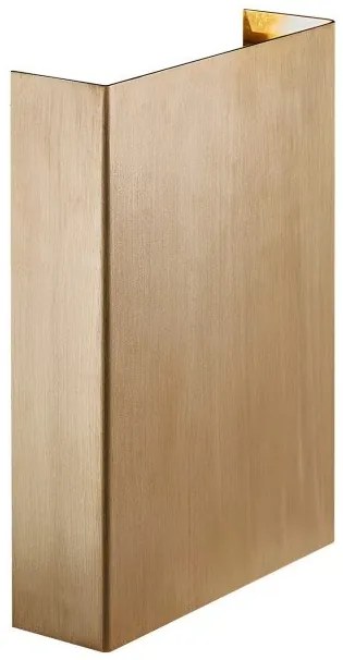 Απλίκα Φωτιστικό Τοίχου LED 6,4W IP54 3000K Fold Nordlux-2019051035-Ορείχαλκος 2019051035