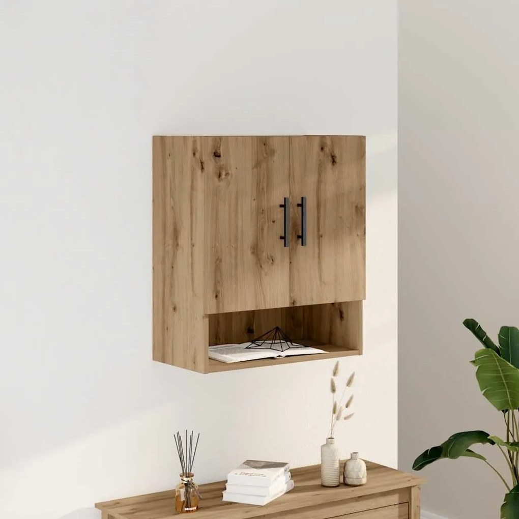 vidaXL Ντουλάπι Τοίχου Δρυς τεχνίτης 60x31x70 εκ. Επεξεργασμένο Ξύλο