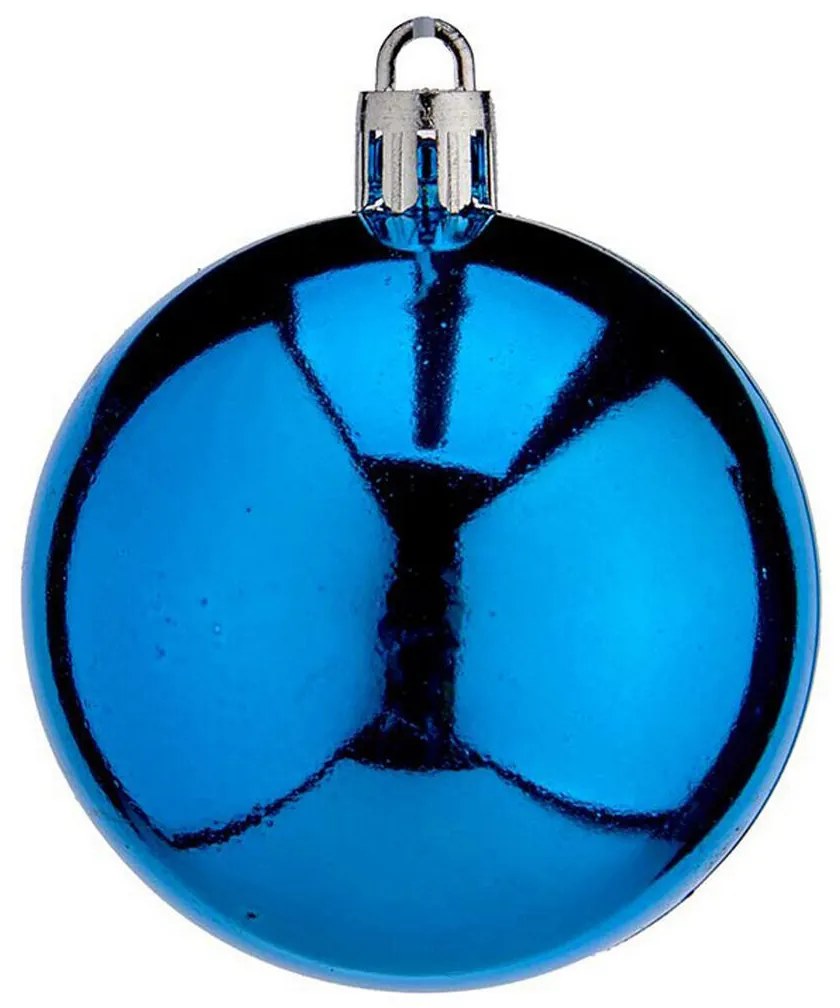 Σετ Χριστουγεννιάτικες Μπάλες Krist+ Μπλε Πλαστική ύλη (12 Μονάδες)