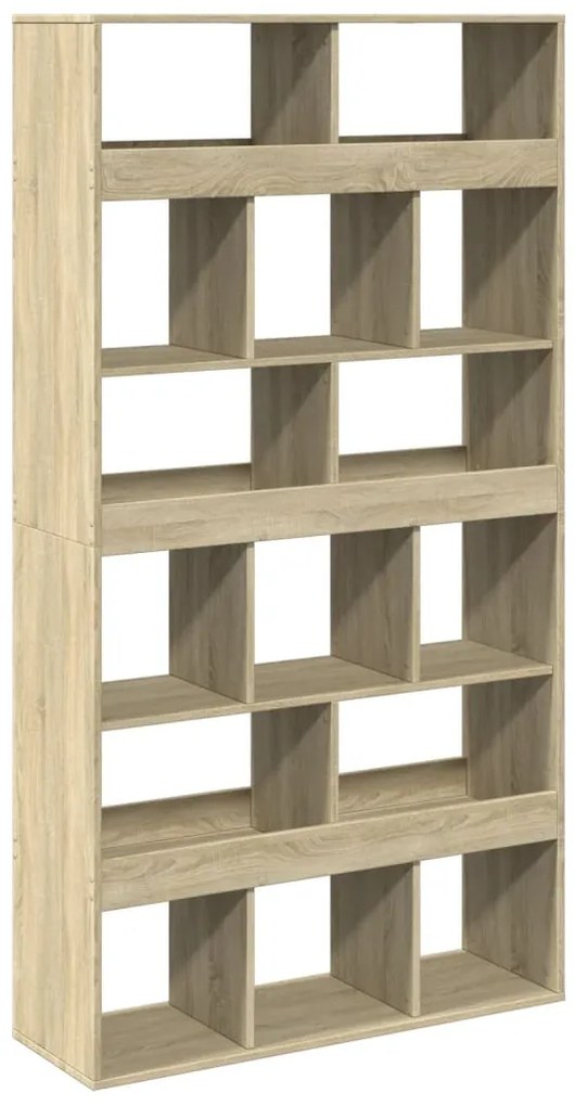 vidaXL Βιβλιοθήκη Sonoma Δρυς 100x33x187,5 εκ. από Επεξεργασμένο Ξύλο