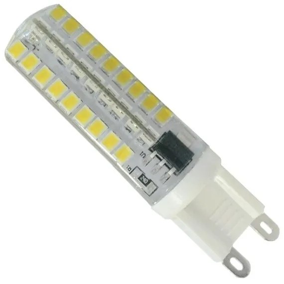 GloboStar 115098 Λάμπα G9 LED SMD 2835 5.5W 510lm 320° AC 230V Σιλικόνης Dimmable Φυσικό Λευκό 4500K