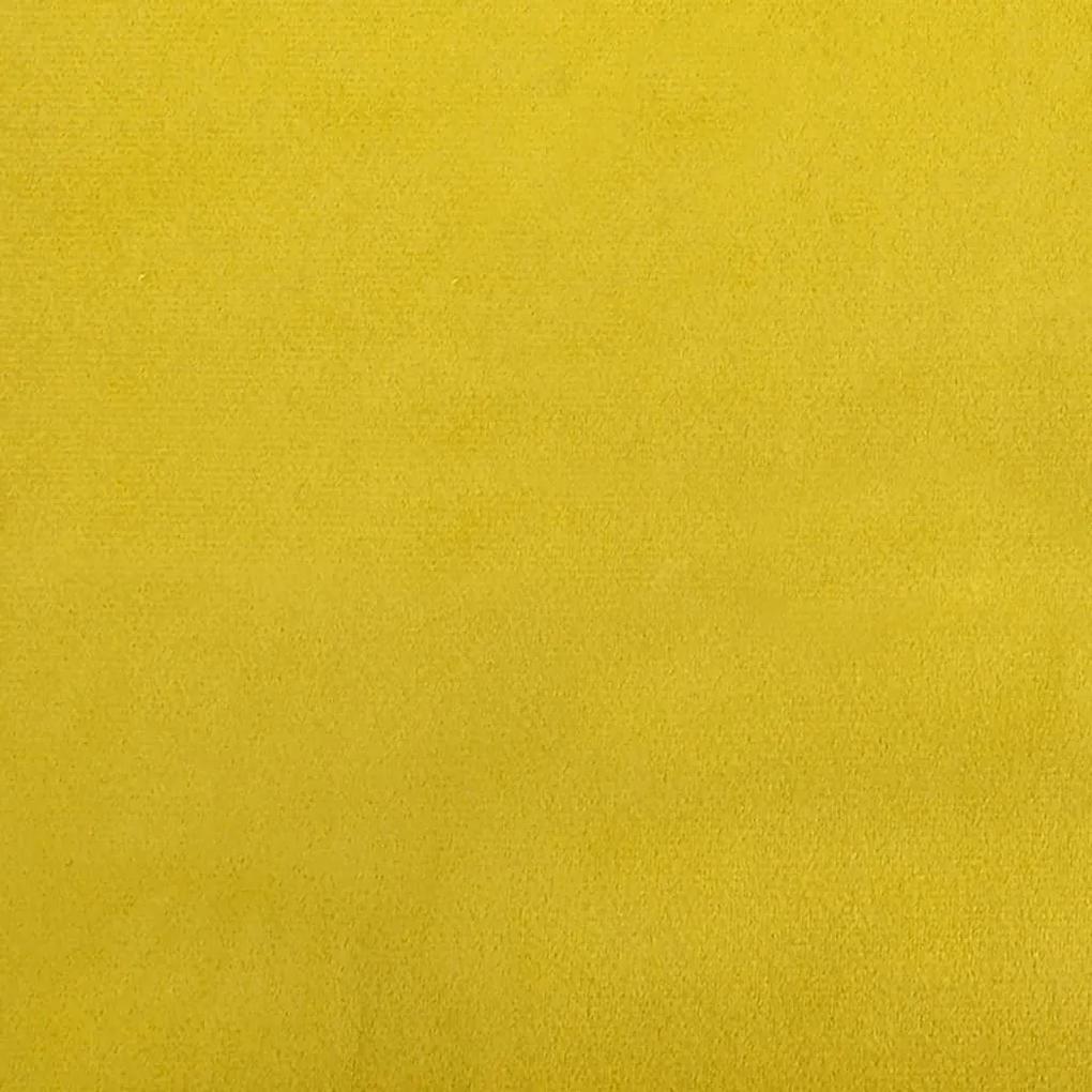 Ανάκλιντρο Κίτρινο Βελούδινο - Κίτρινο