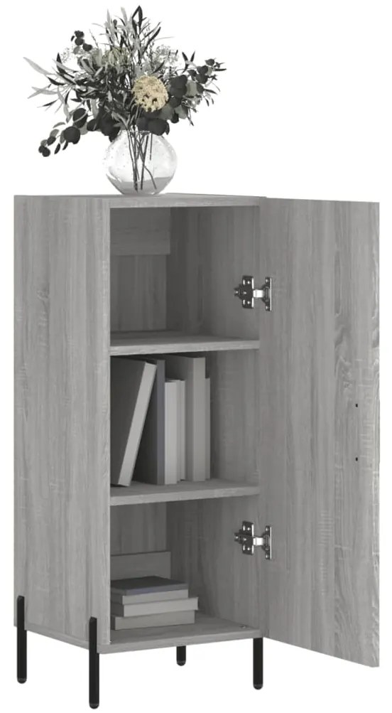 vidaXL Ντουλάπι Γκρι Sonoma 34,5x34x90 εκ. από Επεξεργασμένο Ξύλο
