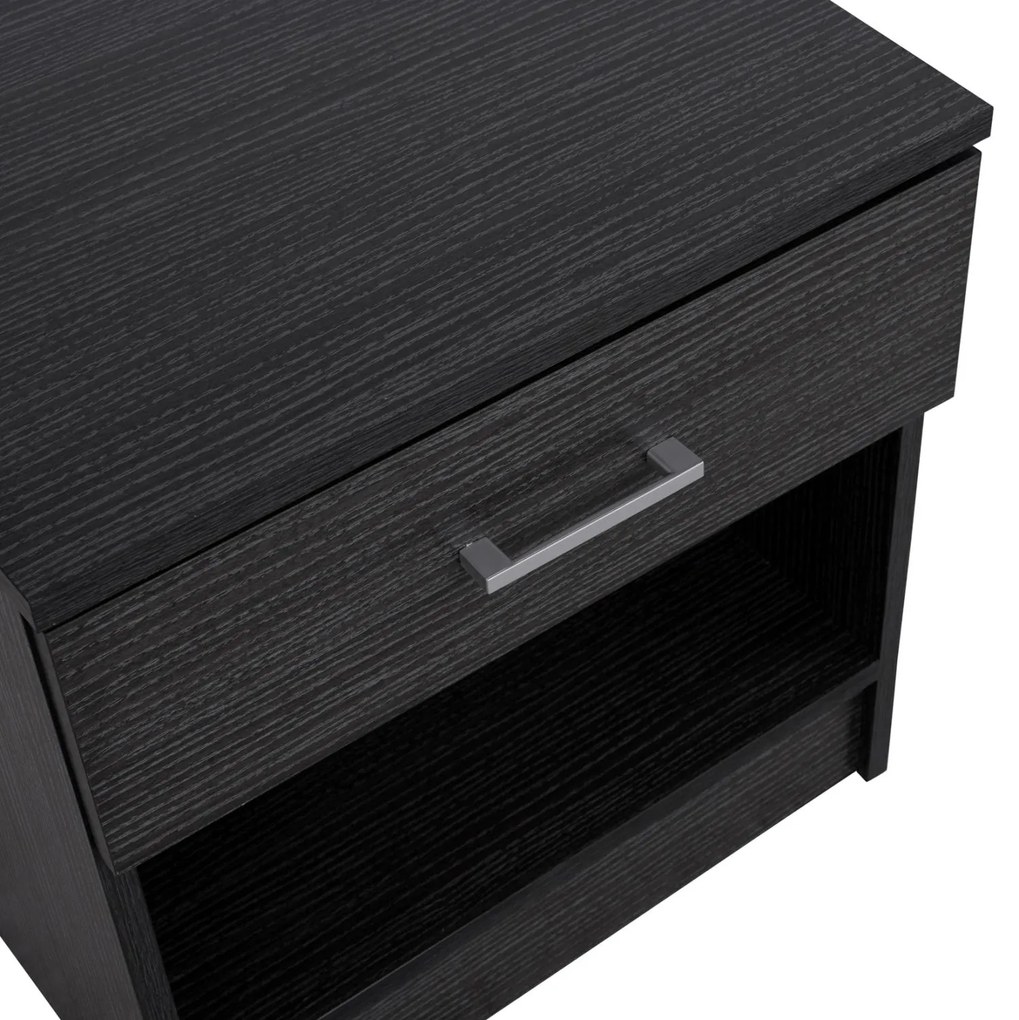 Κομοδίνο με 1 συρτάρι Laney Zebrano 45x35,5x47Υ εκ. 45x35.5x47 εκ.