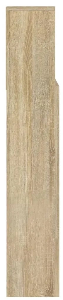 vidaXL Κεφαλάρι Με Αποθηκευτικό Χώρο Sonoma Δρυς 140 x 19 x 103,5 εκ.