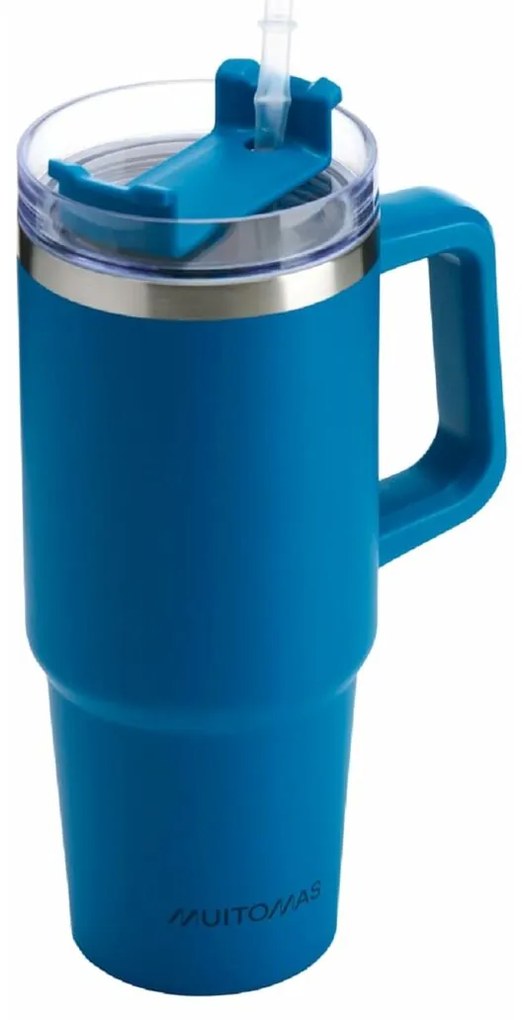 Μπουκάλι νερού Muitomas TRAVELMUG900BL Μπλε Ανοξείδωτο ατσάλι