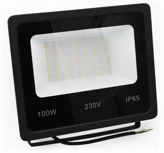 Προβολέας LED SMD 100W 4000K Δέσμη 120° Μαύρο IP65 3-38010011 Lumen 3-38010011 Μαύρο