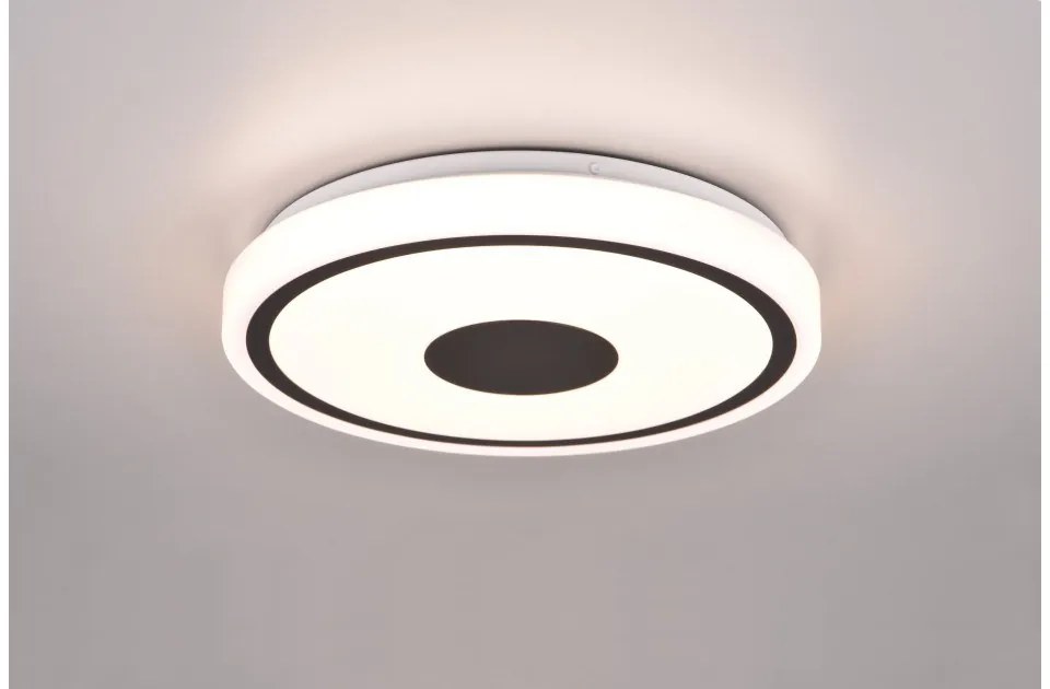 Πλαφονιέρα Φωτιστικό Οροφής LED 16W Μαύρο-Λευκό Bunda R64361132 Trio Lighting-R64361132-Μαύρο-Λευκό R64361132