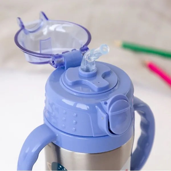 Kiokids Παγούρι Θερμός με Λαβές Space Rocket 280ml. 6+Μ