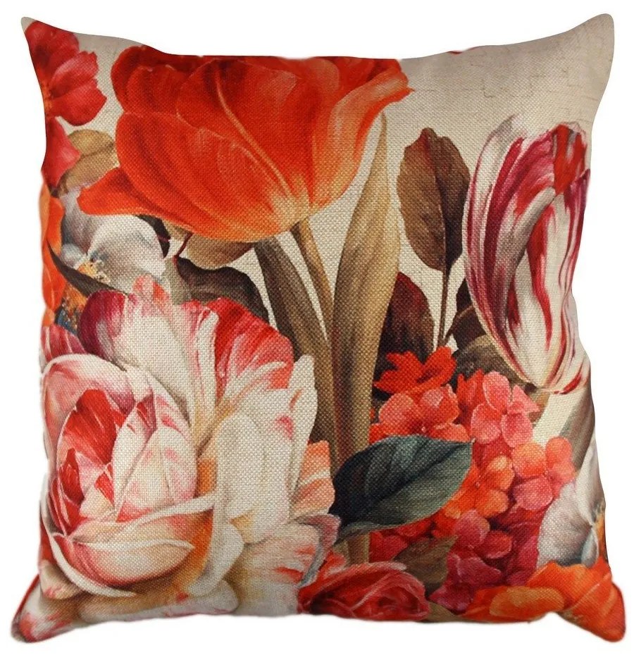 Μαξιλάρι Διακοσμητικό (Με Γέμιση) A10848 Multi Aberto Design 43X43 Cotton-Polyester