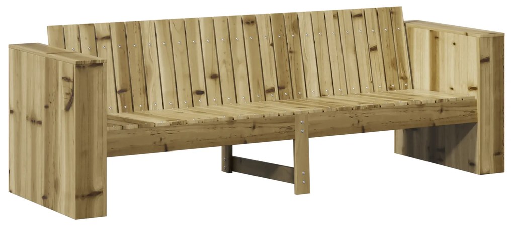 vidaXL Καναπές Κήπου 3-θέσεων 185.5x60x62 εκ. από εμποτισμένο ξύλο πεύκου