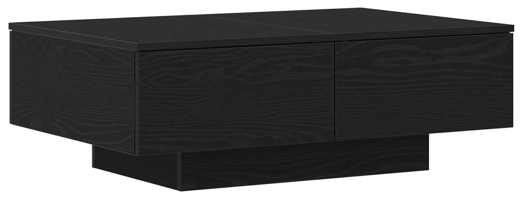 vidaXL Τραπεζάκι σαλονιού Μαύρος Δρυς 90x60x31 εκ. Επεξεργασμένο ξύλο