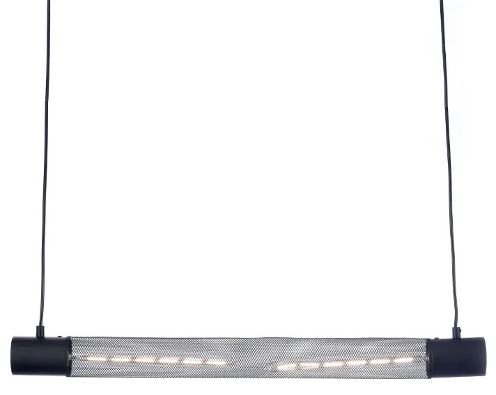 Φωτιστικό Οροφής Δίφωτο Aca Alcatraz OD602P72BK Black