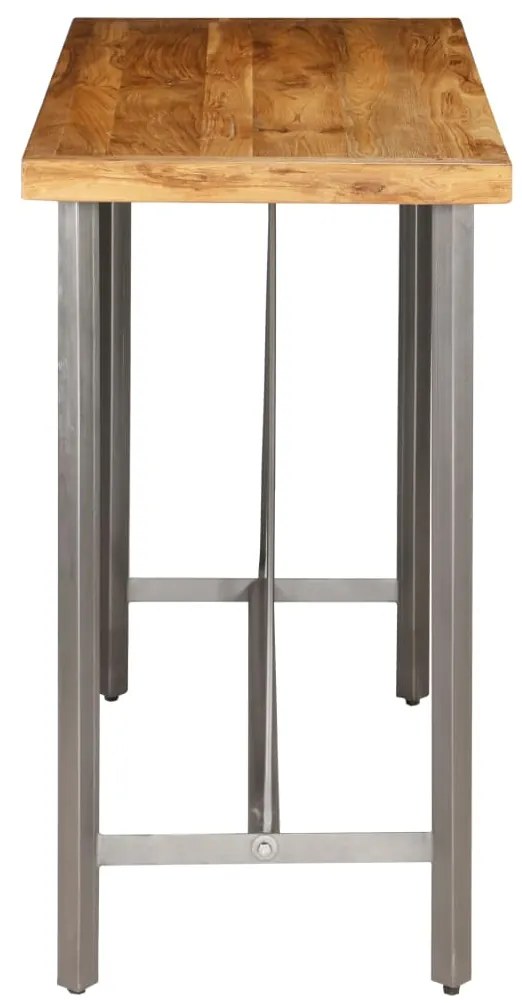 vidaXL Τραπέζι Μπαρ 120x58x106 εκ. από Μασίφ Ανακυκλωμένο Ξύλο Teak