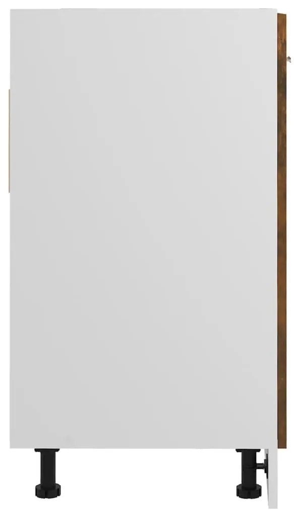 vidaXL Ντουλάπι Νιπτήρα &quot;Lyon&quot; Καπνιστή Δρυς 80x46x81,5 εκ. από Τεχνητό Ξύλο