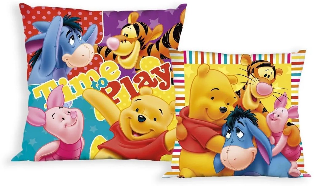 Μαξιλάρι Διακοσμητικό (Με Γέμιση) Παιδικό Micro Disney Winnie 134 Digital Print DimCol 40Χ40 40x40cm 100% Cotton