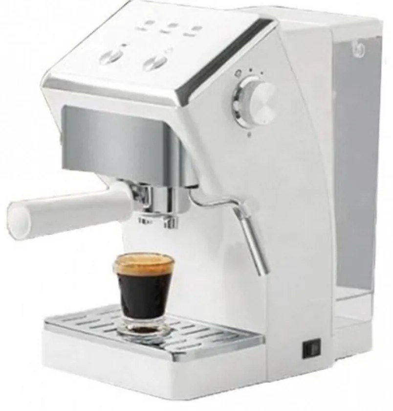 Hoomei HM-5785W Μηχανή Espresso 1050W Πίεσης 15bar Λευκή