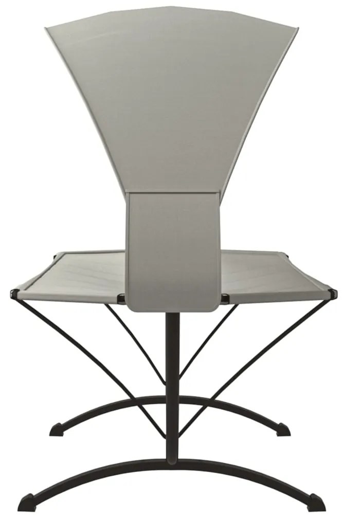 vidaXL Ξαπλώστρα Εξ.Χωρ. με Σκέπαστρο Κρεμ από Ατσάλι + Ύφασμα Oxford