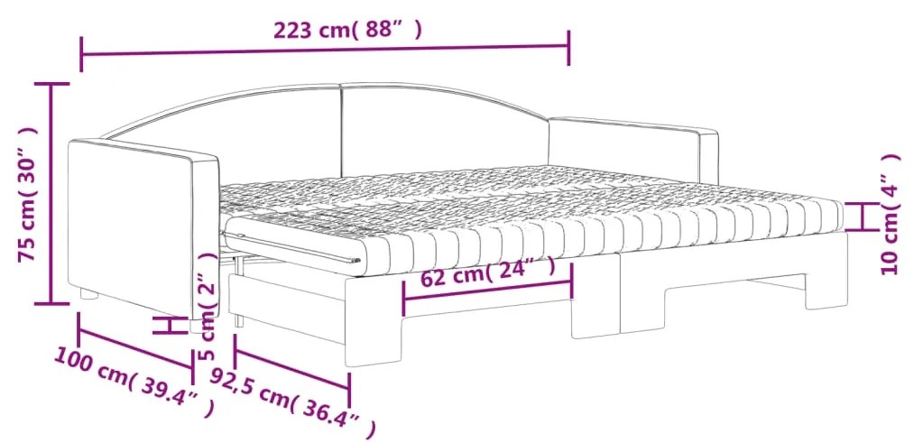 ΚΑΝΑΠΕΣ ΚΡΕΒΑΤΙ ΣΥΡΟΜΕΝΟΣ TAUPE 90X200 ΕΚ. ΎΦΑΣΜΑ ΣΤΡΩΜΑΤΑ 3197209