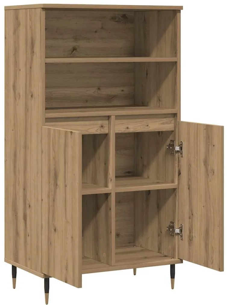 vidaXL Ντουλάπι Αρτισιανή Δρυς 60x36x110 εκ. από Επεξεργασμένο Ξύλο