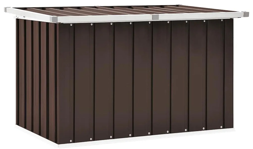 vidaXL Μπαούλο Αποθήκευσης Κήπου Καφέ 109 x 67 x 65 εκ.