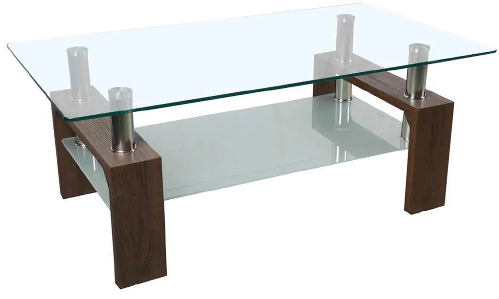 Τραπεζάκι σαλονιού Cameron 110x60x45 Καρυδί