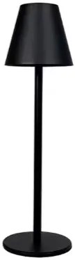 SE LED 35 AOKI BLACK TABLE BATTERY LAMP LED RECHARGEABLE 8,5x13cm 3W 1800mah 3000k CHARGING TIM
