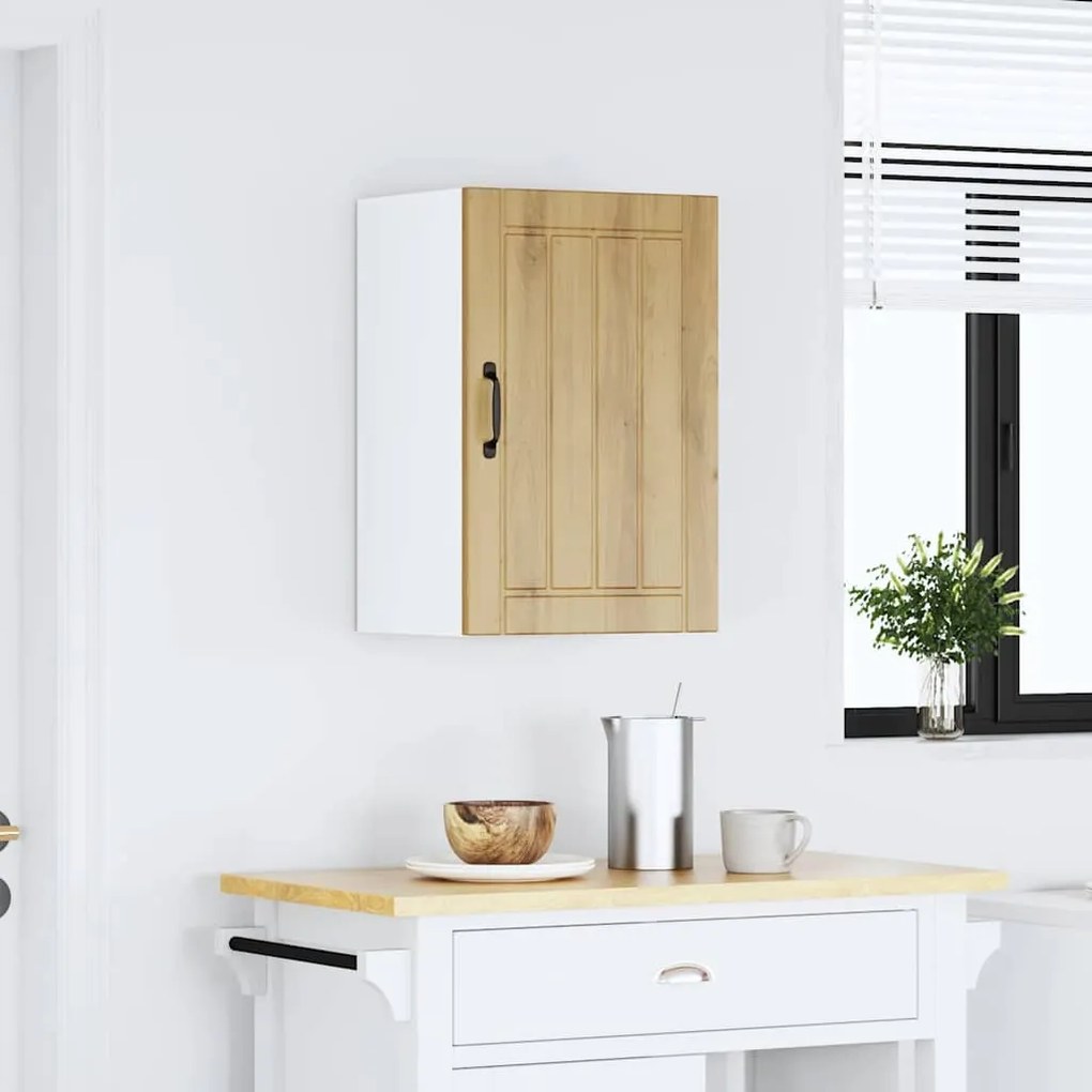 ντουλάπι τοίχου κουζίνας "Lucca" Artisan Oak Engineered Wood - Καφέ