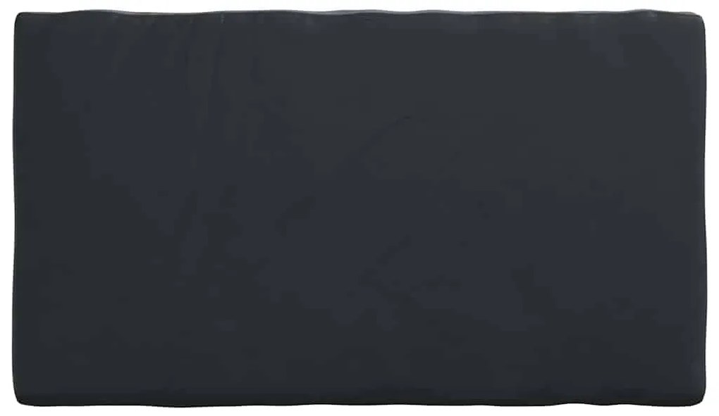 vidaXL Κάλυμμα Τραπέζι Μονόχρωμο Μαύρο 102 x 202 x 15 εκ ύφασμα