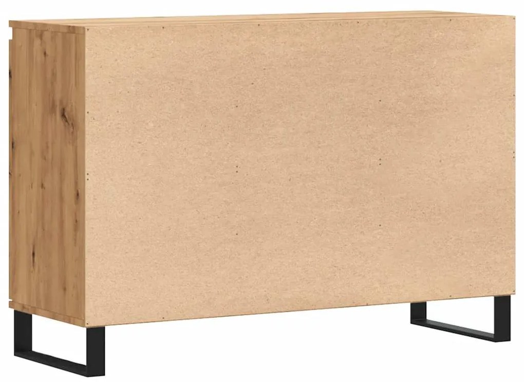 vidaXL Μπουφές Δρυς τεχνίτης 101,5 x 35 x 70 εκ. από Επεξεργασμένο Ξύλο