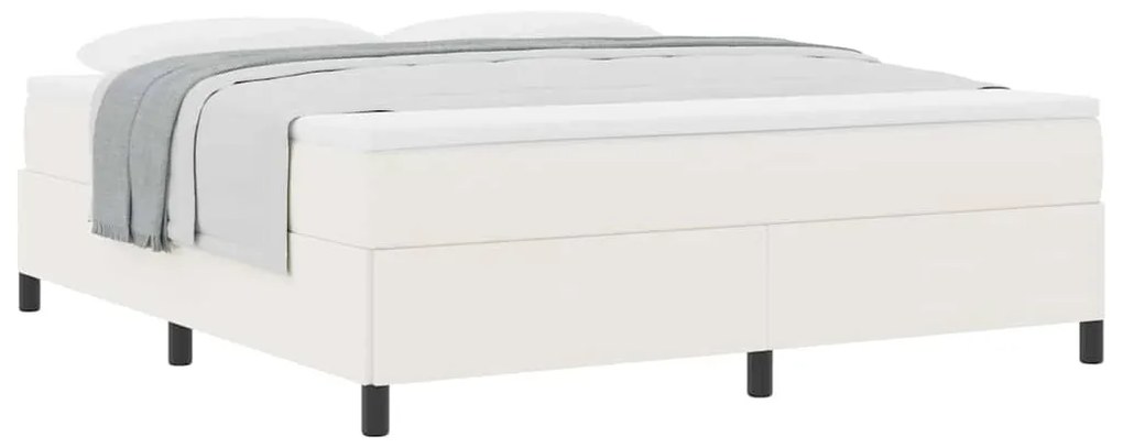 vidaXL Σκελετός Κρεβατιού Κρεμ 180 x 200 cm Βελούδο