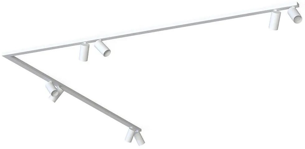 Φωτιστικό Οροφής - Σποτ Mono Corner 7753 8xGU10 10W 2X200 White Nowodvorski Metal, Plastic