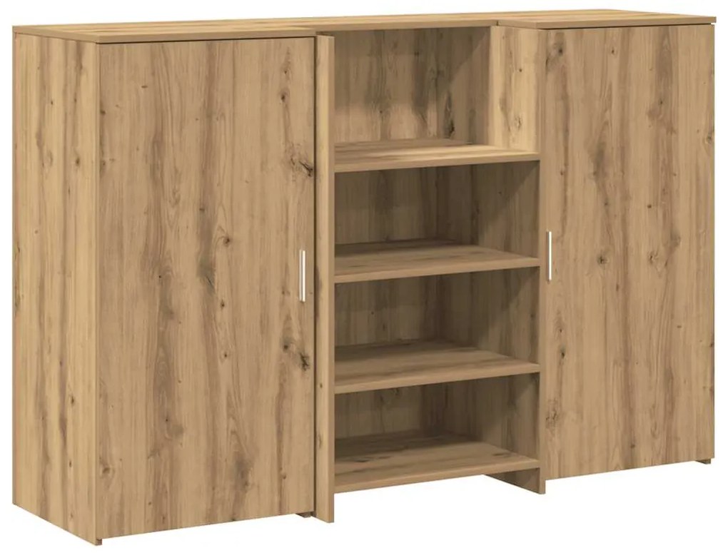 vidaXL Γραφείο υποδοχής 155x50x103,5 εκ. Επεξεργασμένο Ξύλο
