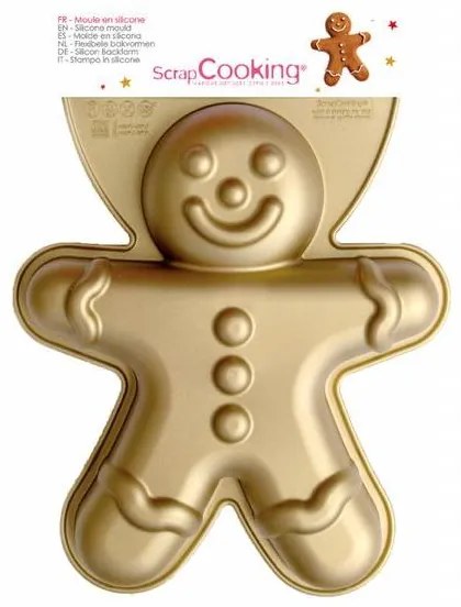 Scrap Cooking Κουπ-Πατ Σιλικόνης XL Gingerman SCC-3152
