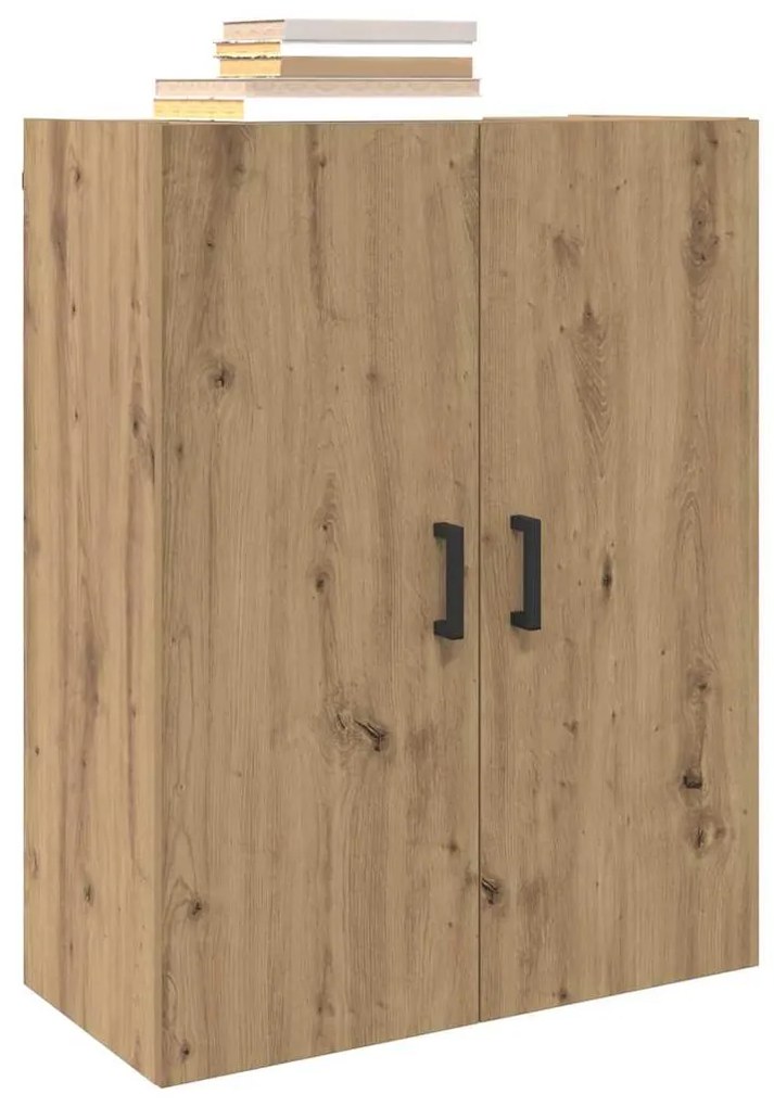 vidaXL Επιτοίχιο ντουλάπι Καφέ 69.5 x 34 x 90 εκ. Επεξεργασμένο ξύλο