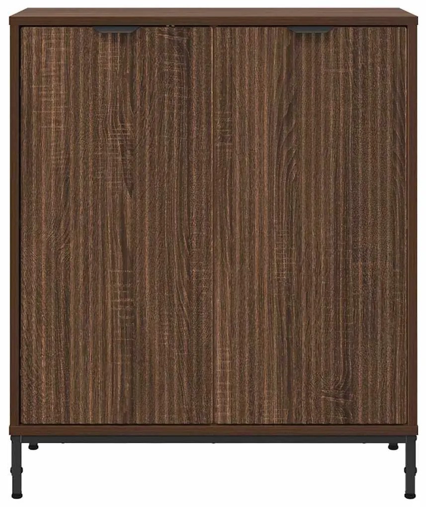 vidaXL Πλαϊνό γραφείο Καφέ δρυς 69.5 x 33 x 82 εκ. Επεξεργασμένο ξύλο