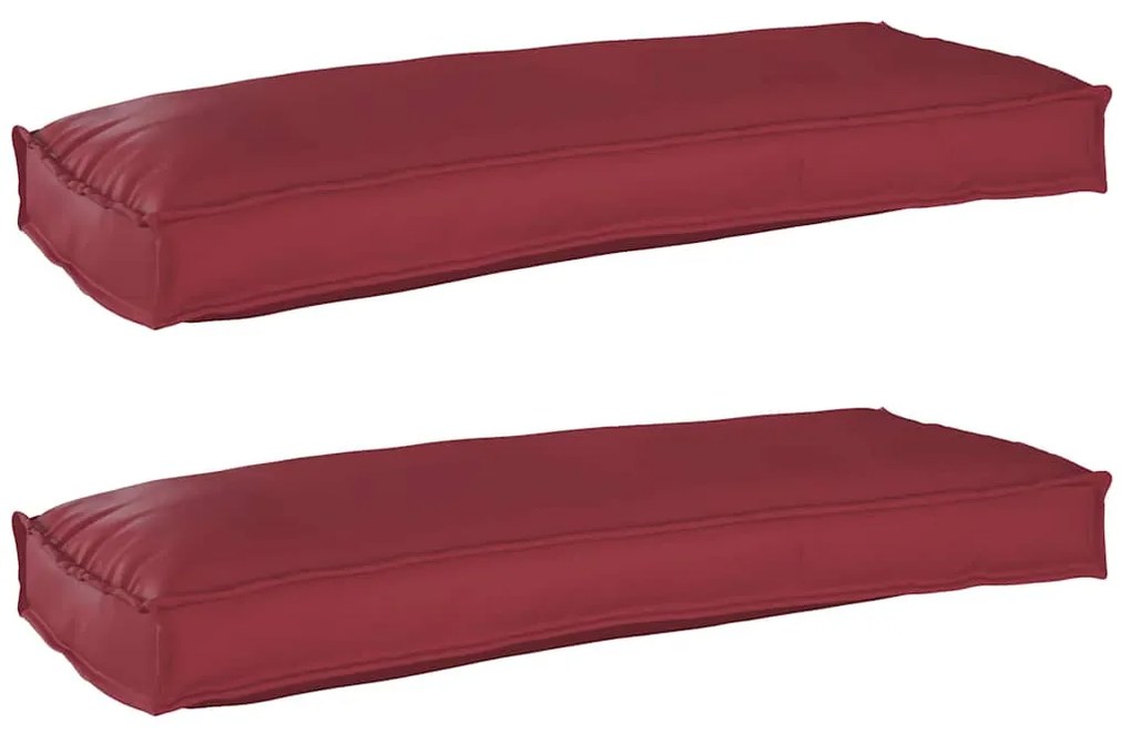 vidaXL Σετ Μαξιλαριών Πάγου 2 pcs Μπορντό 100 x 40 x 8 εκ