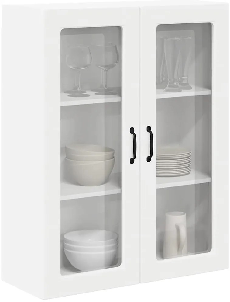 vidaXL Κρεμαστό ντουλάπι κουζίνας Επιτοίχιο Λευκό 80 x 31 x 100 εκ.