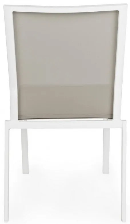 Καρέκλα Cruise Λευκό-Καφέ 50x61x88,5εκ. - Καφέ